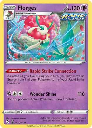 Florges 073/203 - SWSH07 Evolving Skies Holofoil