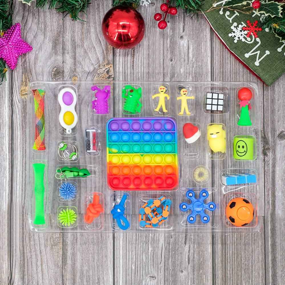 25-Piece: Christmas Advent Fidget Toy Calendar