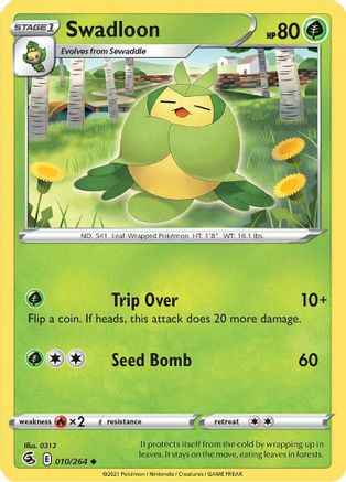 Swadloon 010/264 - SWSH08 Fusion Strike