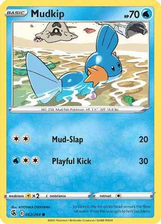 Mudkip 062/264 - SWSH08 Fusion Strike