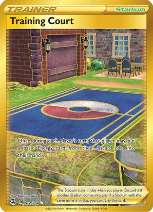 Training Court (Secret) 282/264 - SWSH08 Fusion Strike Holofoil