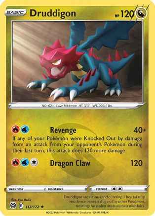 Druddigon 113/172 - SWSH09 Brilliant Stars