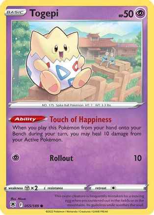 Togepi 055/189 - SWSH10 Astral Radiance Reverse Holofoil