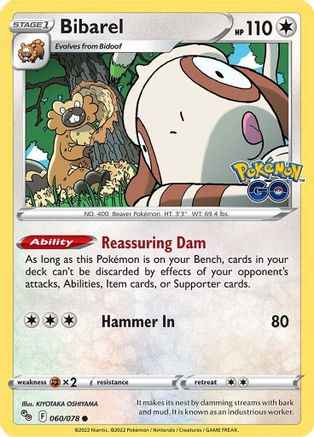 Bibarel 060/078 - Pokemon GO