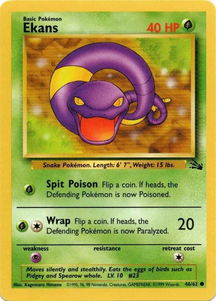 Ekans (46/62) [Fossil Unlimited]