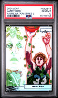 Graded 2024 Leaf Larry Bird #AN2B44 Anime Nation Series 2 /99 Basketball Card PSA 10 Gem Mint