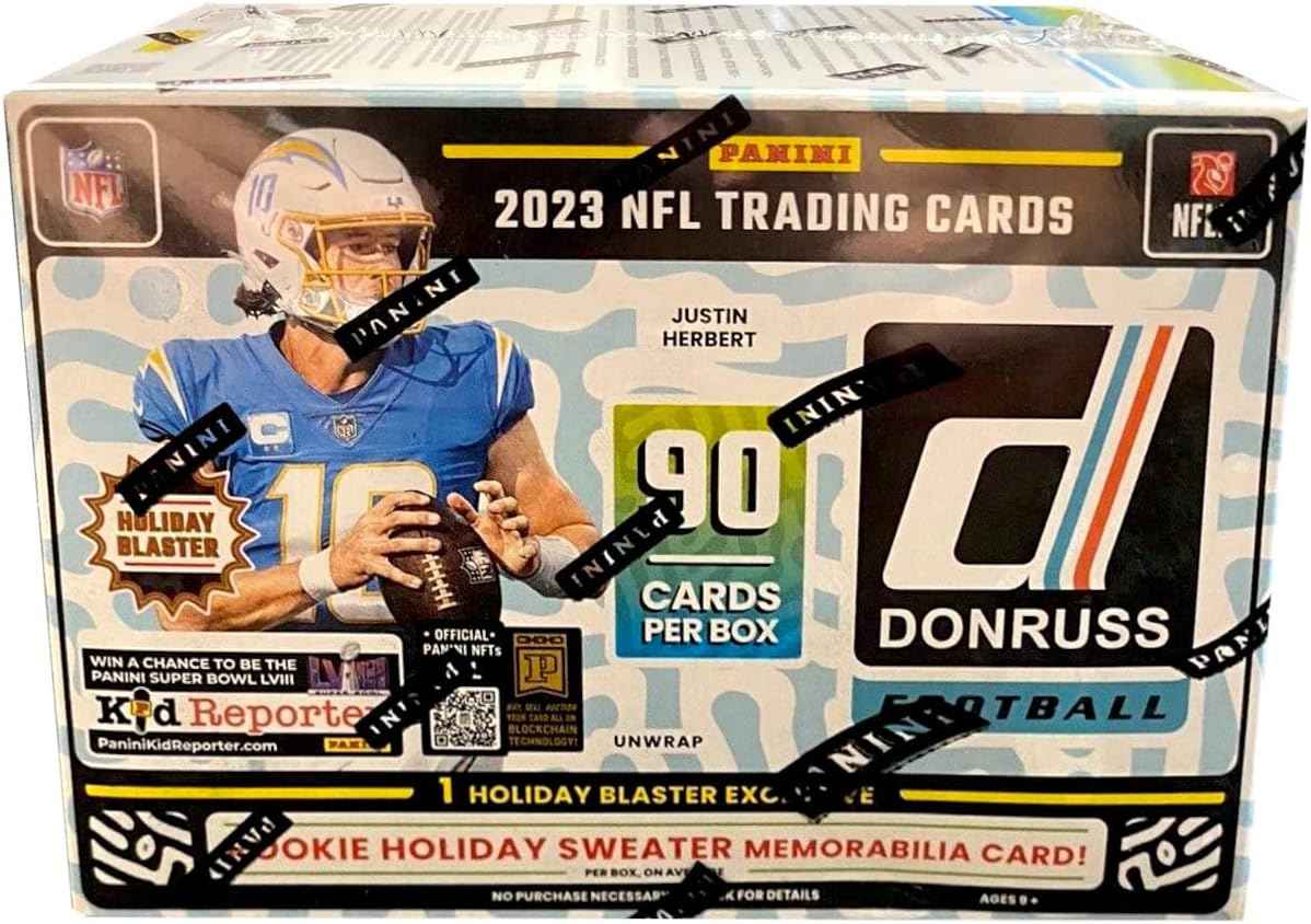 2023 Panini NFL Donruss Holiday Blaster Box Trading Cards