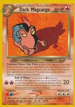 Dark Magcargo (18/105) [Neo Destiny Unlimited]