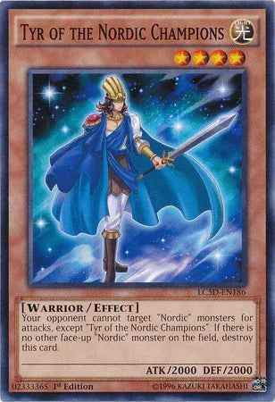 Tyr of the Nordic Champions [LC5D-EN186] Common