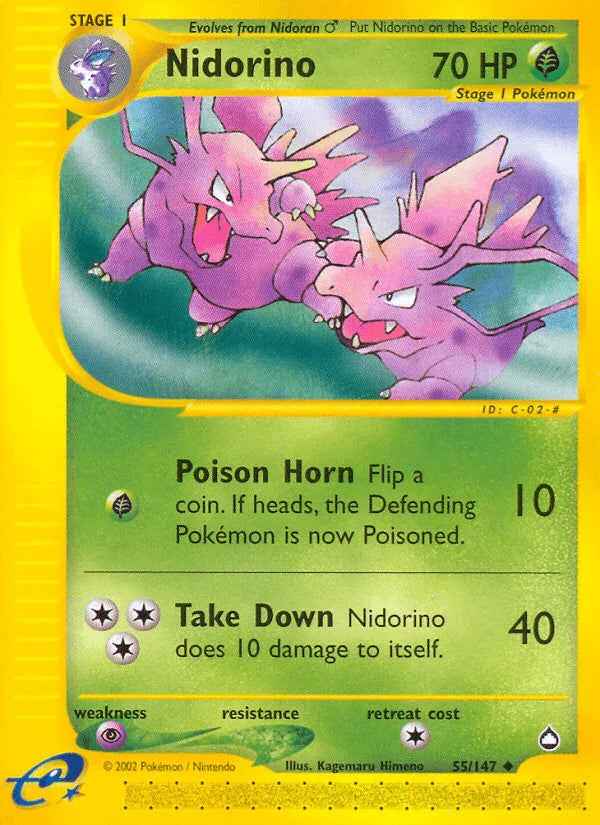 Nidorino (55/147) [Aquapolis]