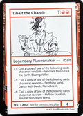 Tibalt the Chaotic (CMB1-066) - Mystery Booster Playtest Cards 2021