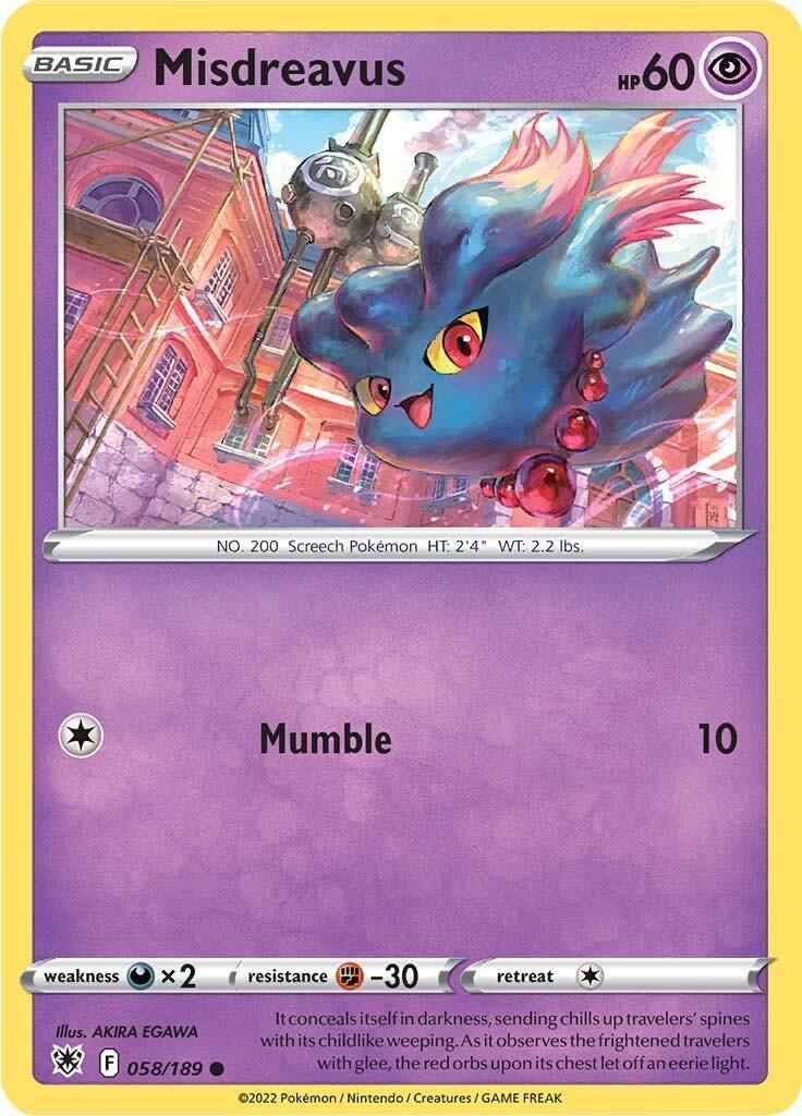 Misdreavus (058/189) [Sword & Shield: Astral Radiance]