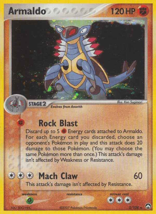 Armaldo (3/108) [EX: Power Keepers]