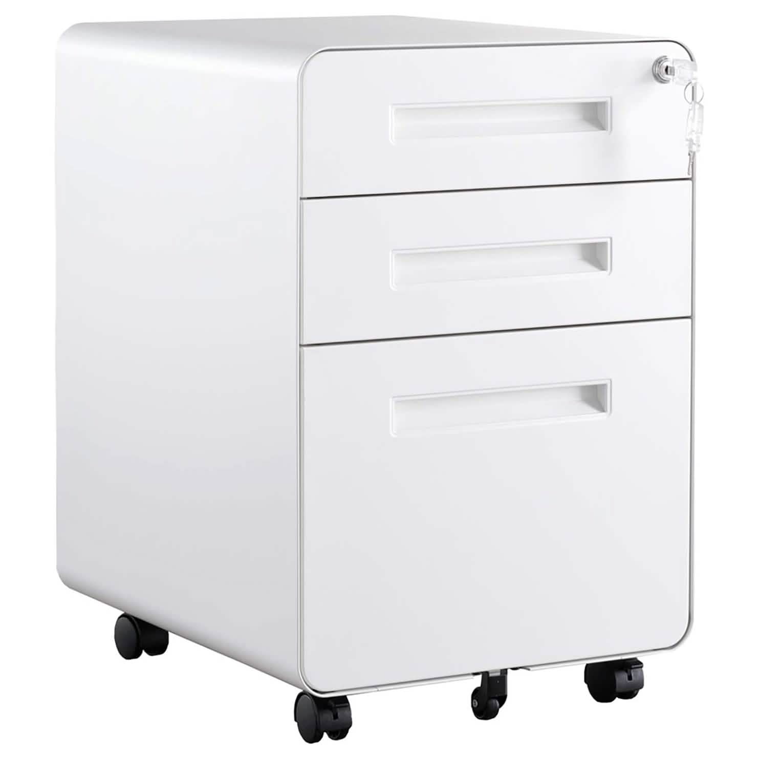 3 Drawer Rolling File Cabinet