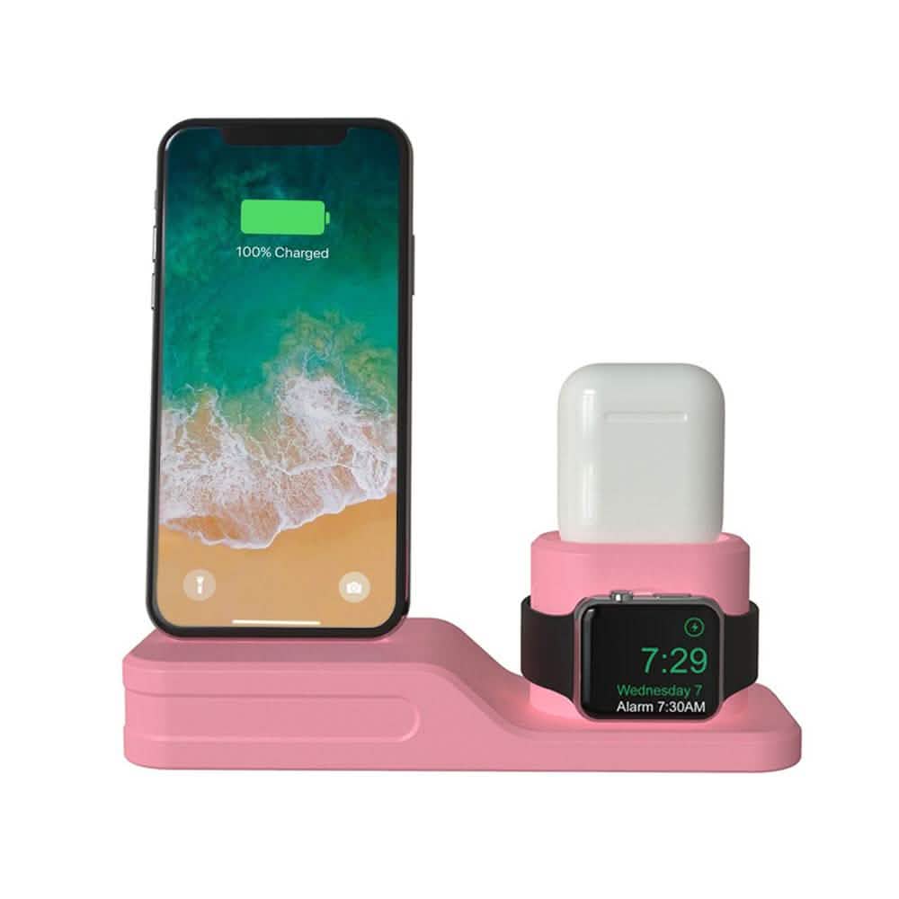 3-in-1 Charging Dock for Apple iPhone, Watch & AirPod