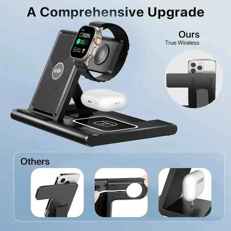 3-in-1 Multifunctional Convenient Wireless Charging Station