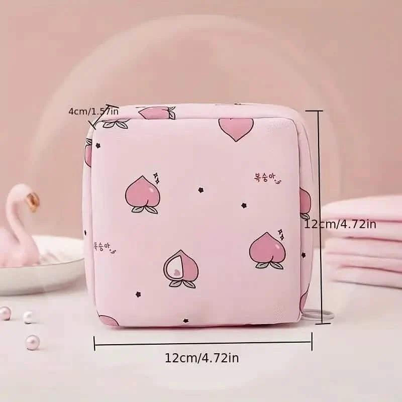 3-Pack: Large Capacity Sanitary Napkin Storage Bag