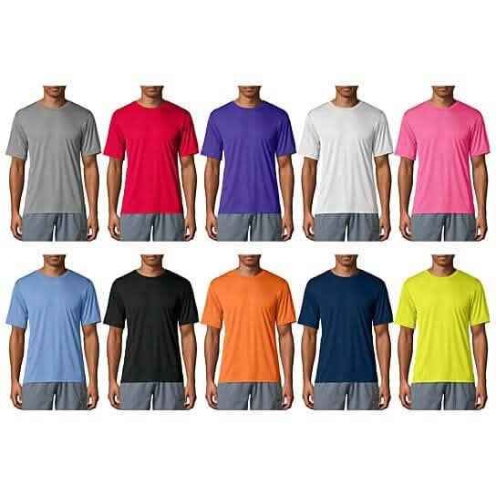 3-Pack Men's Cool Dri-Fit Moisture-Wicking Short Sleeve T-Shirt