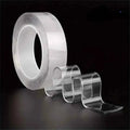 3-Pack: Transparent Adhesive Tape - Reusable, Washable, and No-Residue Nano Gel Strips