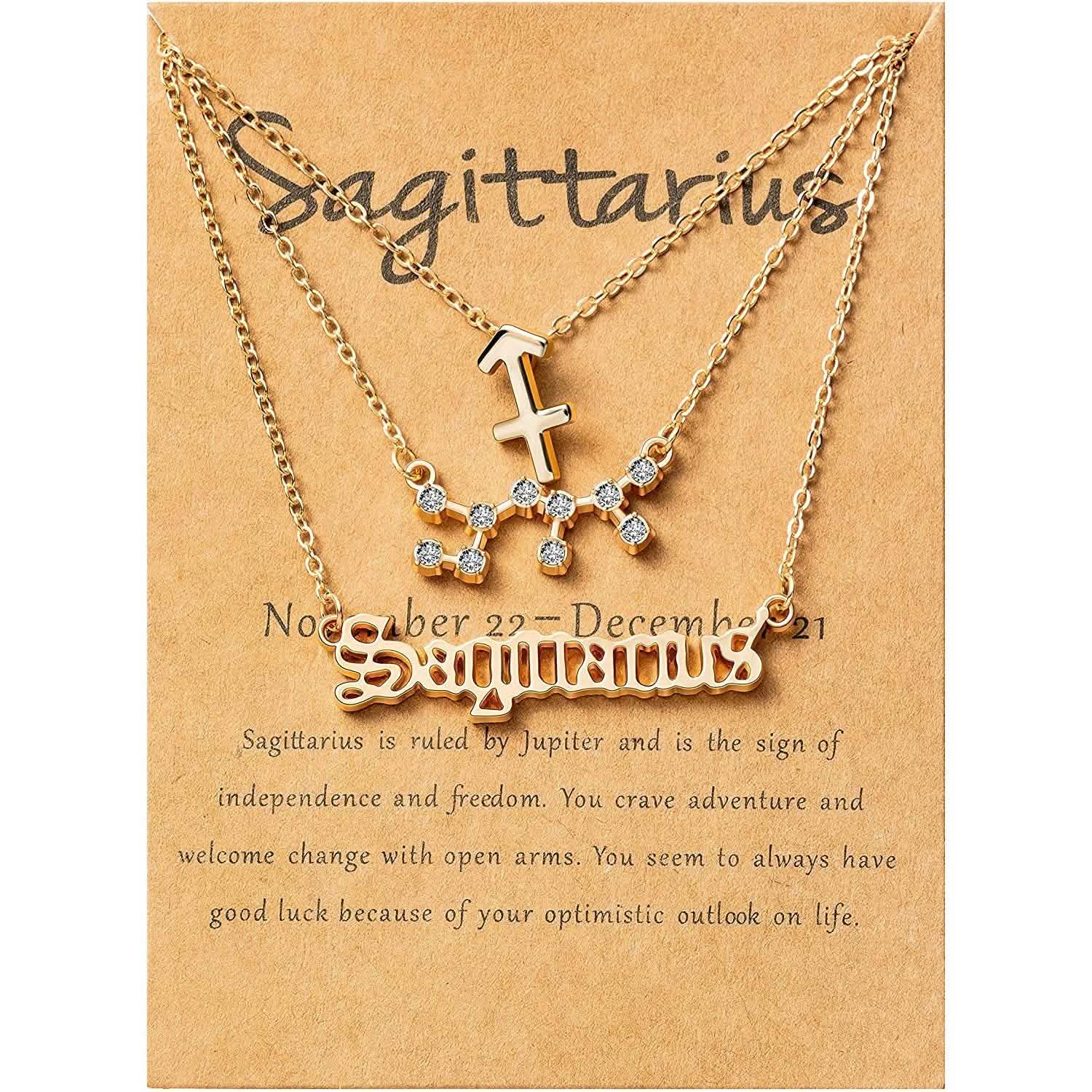 3-Piece: Constellation Zodiac Layer Necklaces