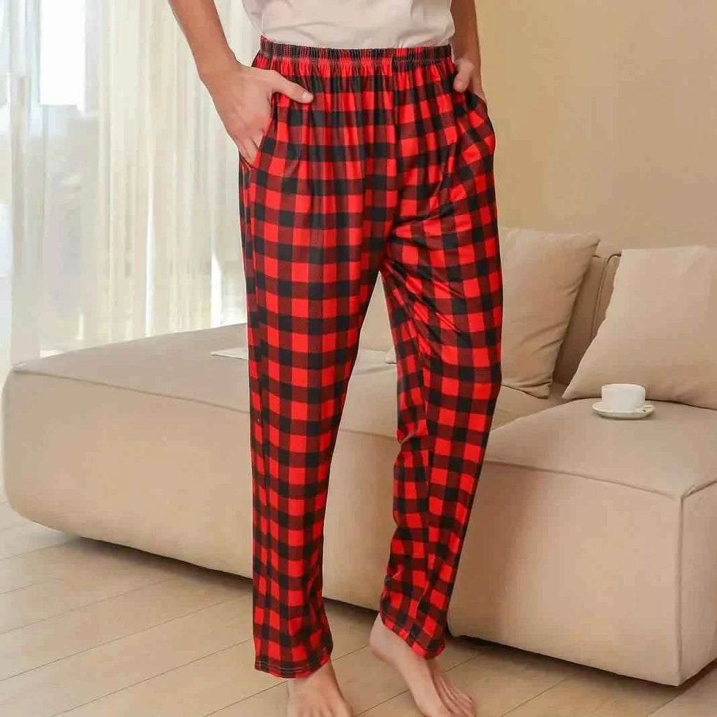 3-Piece: Mens Pajama Pants Loungewear Sleepwear