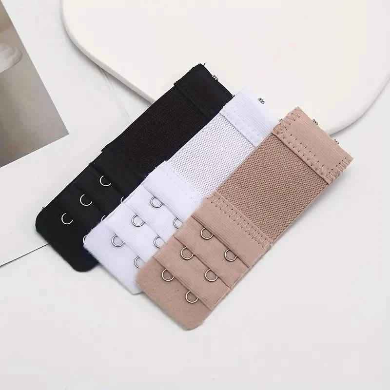 3-Pieces: Adjustable 2-Hook Bra Strap Extenders