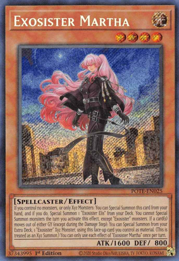 Exosister Martha [POTE-EN025] Secret Rare