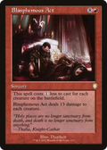 Blasphemous Act (Retro Frame) (BRC-113) - The Brothers' War Commander