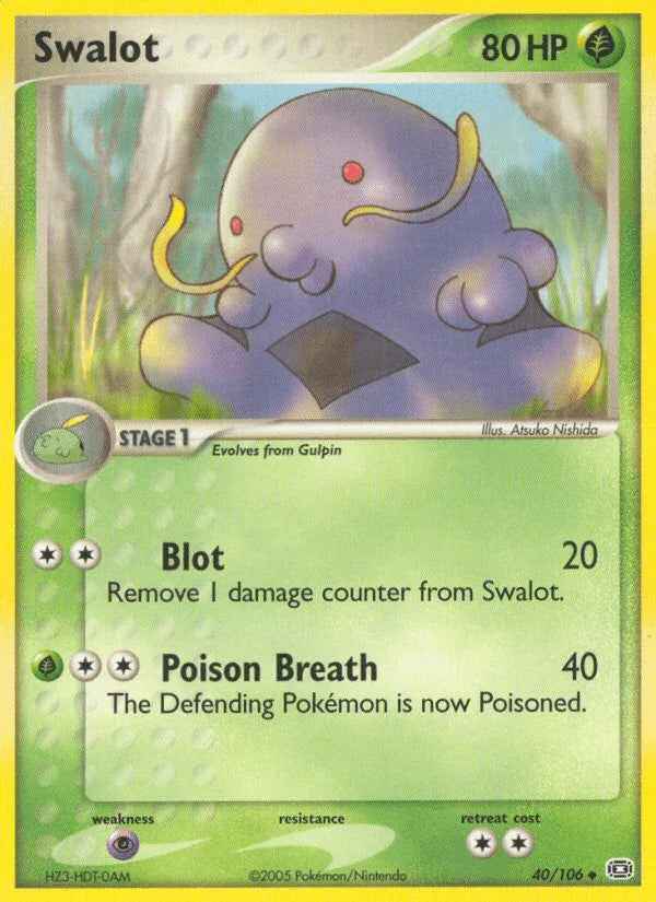 Swalot (40/106) [EX: Emerald]