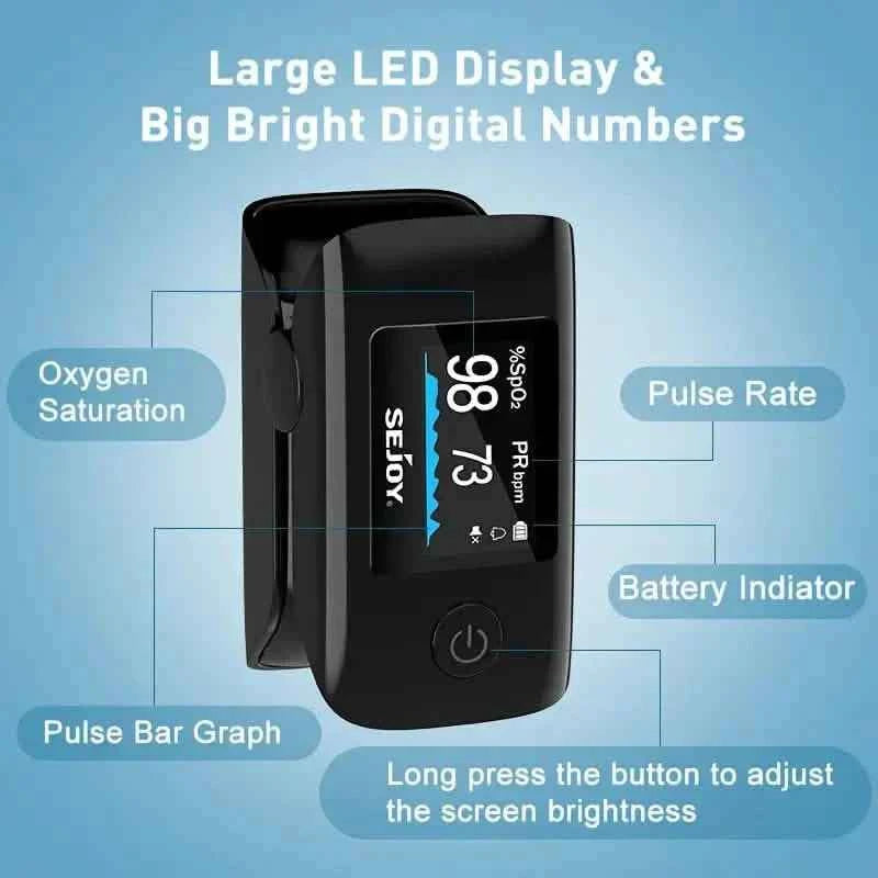 Oximeter Heart Rate Monitor & Hypertension Detector
