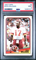 Graded 1988 Topps Doug Williams #8 Football Card PSA 9 Mint
