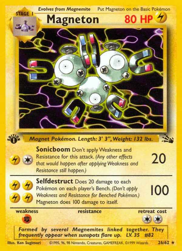 Magneton (26/62) [Fossil 1st Edition]