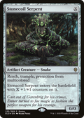Stonecoil Serpent (MEDIA-235★) - Throne of Eldraine Promos Foil