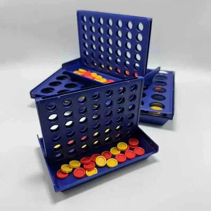 3D Classic A Row Chess, Foldable Board Line Up 4 Game