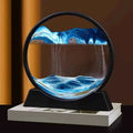 3D Deep Sea Moving Sand Art, Relaxing Kinetic Sandscape Art Table Desktop Decor
