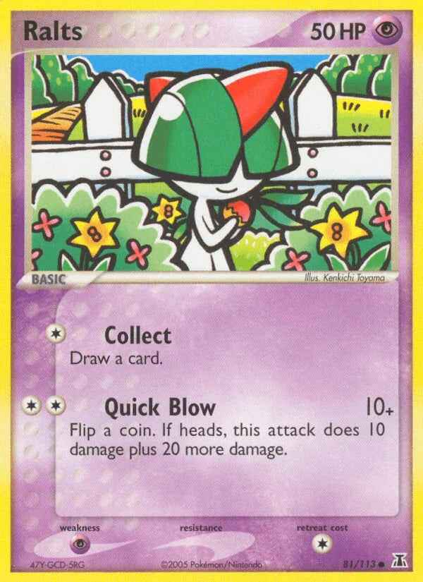 Ralts (81/113) [EX: Delta Species]