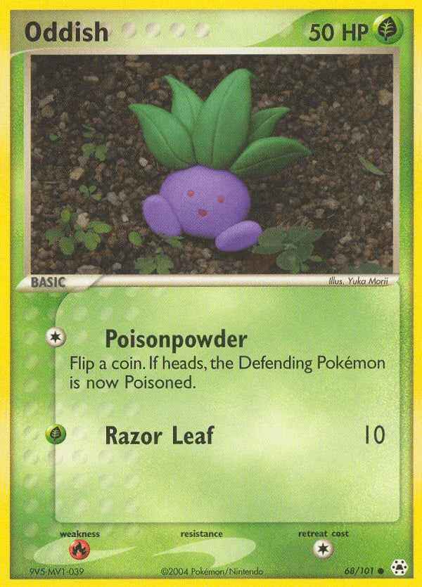 Oddish (68/101) [EX: Hidden Legends]