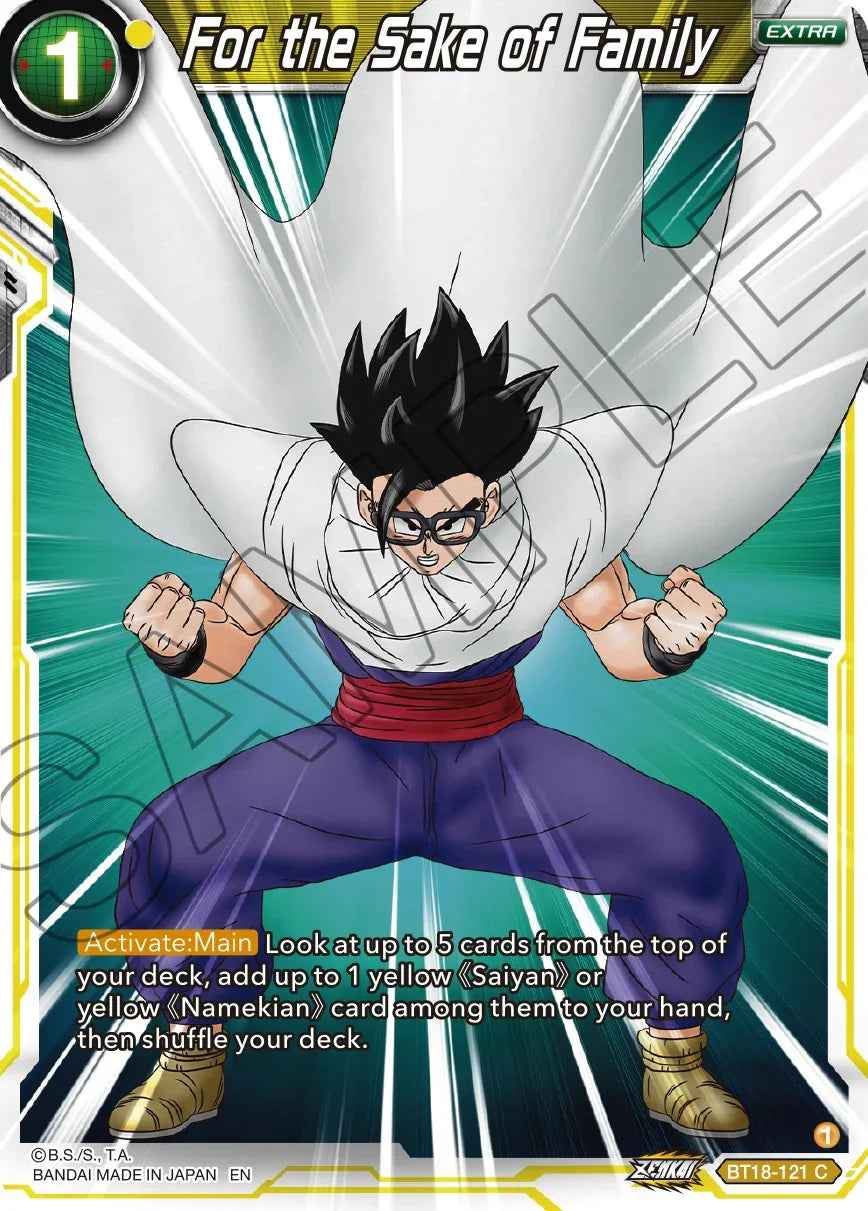 For the Sake of Family (BT18-121) [Dawn of the Z-Legends]