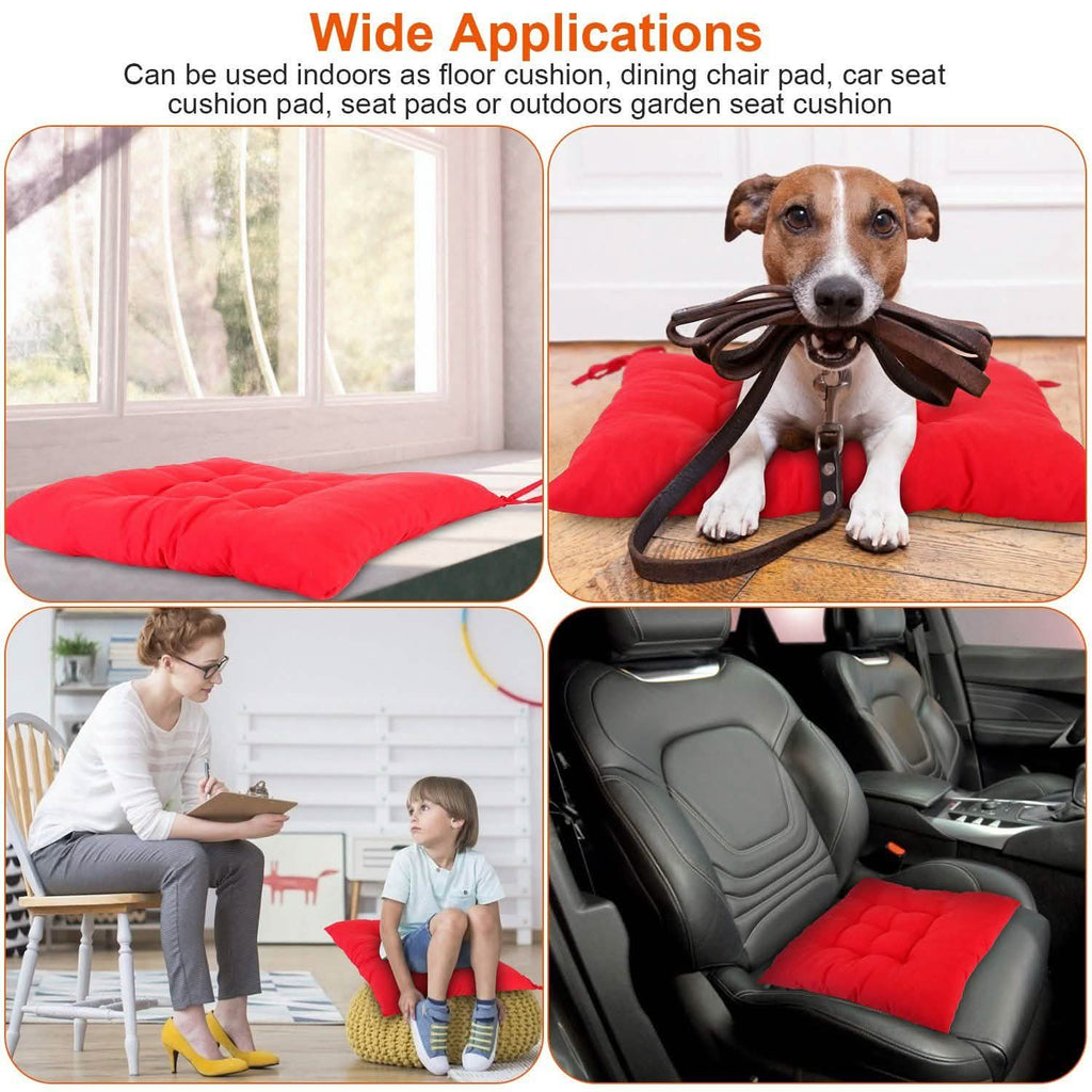 4-Pack: Chair Cushion Pads Pillow