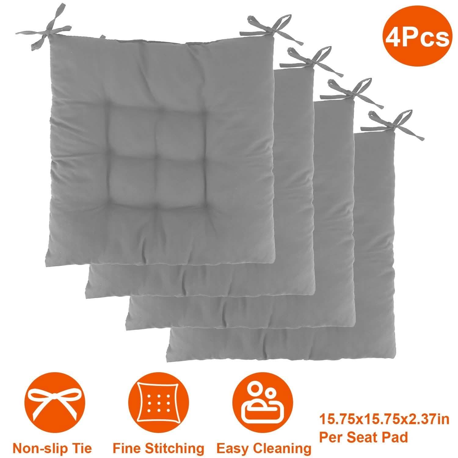 4-Pack: Chair Cushion Pads Pillow
