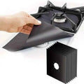 4-Pack: Gas Stove Burner Covers - Reusable Non-Stick PVC Stovetop Protector Liners