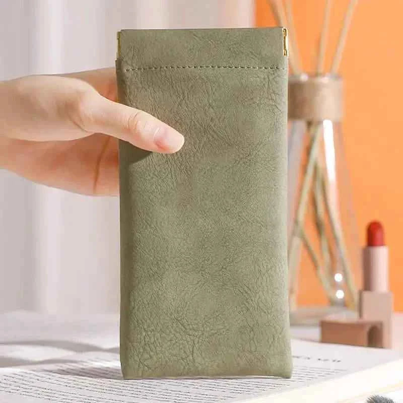 4-Pack: Soft PU Leather Reading Glasses Bag