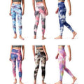 4-Pack: Women's High Waisted Ultra Soft Tie Dye Leggings