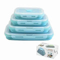 4-Piece Set: Plastic Food Storage Containers With Lids