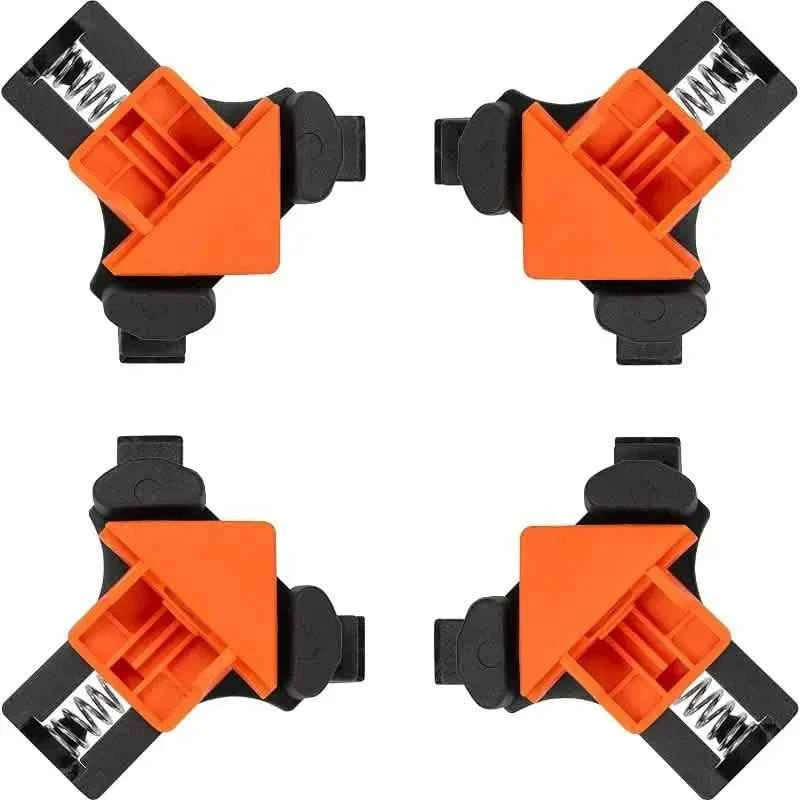 4-Piece Set: Precision 90 Degree Angle Clamps for Woodworking