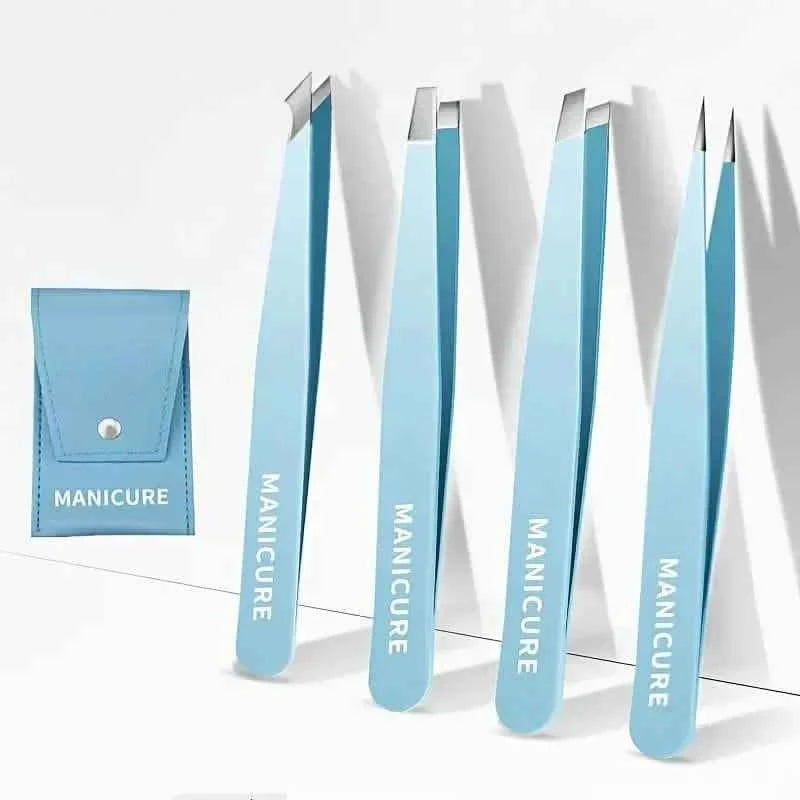 4-Pieces: High-Quality Eyebrow Tweezer