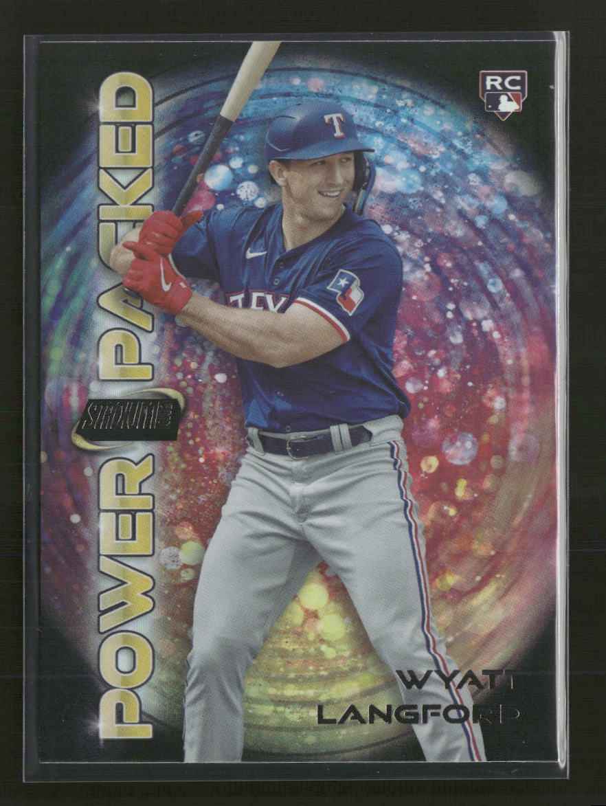 2024 Stadium Club Power Packed Black Wyatt Langford #/99 #PP-29