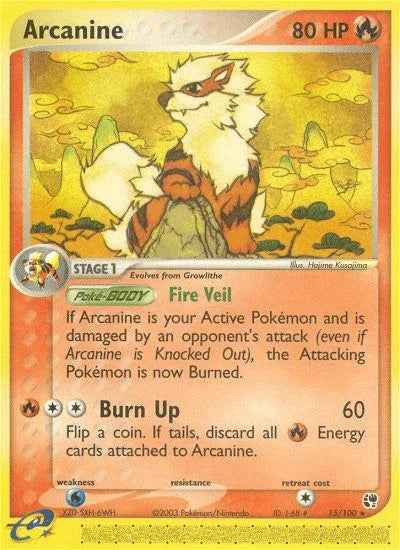 Arcanine (15/100) [EX: Sandstorm]