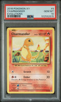 Graded 2016 PKM Xy Evolutions #9 Charmander Evolutions Trading Card Game PSA 10 Gem Mint