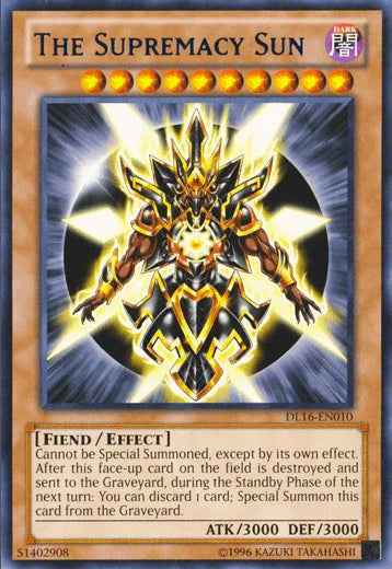 The Supremacy Sun (Blue) [DL16-EN010] Rare